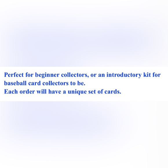 CUSTOM - Baseball Card Collector Starter Pack (READ) - Picture 6 of 7